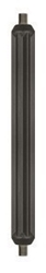 Strahlrohr ST-007 mit schwarzer umspritzter Isolierung 800 mm