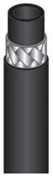 Hochdruckschlauch schwarz, DN 10, 1SN, 210 bar, per Meter