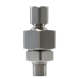 D&amp;#252;senhalter schwenkbar, Edelstahl, 1/4&amp;quot; AG- 1/4&amp;quot; IG