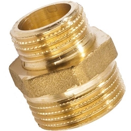 Doppelnippel reduziert 3/4"AG BSPT- 1"AG BSPT