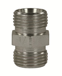 Einschraubverschraubung Typ GE Stahl verzinkt M18x3/8&amp;quot; AG NPT