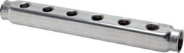 Verteiler Anschlussblock mit 6 Abgängen 1/2" IG