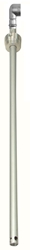 Abgaberohr-Edelstahl, 90° Anschluss 3/4" IG, 22 mm Ø, 85 cm lang