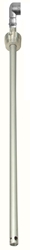Saugrohr-Edelstahl, 90&amp;#176; Anschluss 3/4&amp;quot; IG, 28 mm &amp;#216;, 100 cm lang