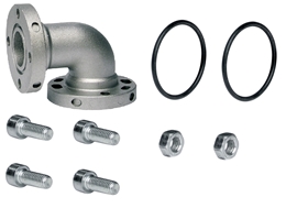 Bogen mit Flanschanschluss mit O-Ring Dichtung