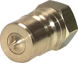 Hydraulik Schnellverschluss-Stecker DN 12, 1/2" IG, ISO 7241-1B