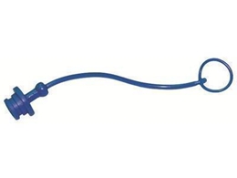 Hydraulik Staubschutzstecker blau, zu 3/8&amp;quot; Schnellverschluss-Kupplung, BG 2