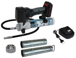 Akku Fettpresse 18V LI-Ion Akku 1500 mHh, Set f&amp;#252;r Std., LS 400 gr. und 500 gr. Schraubpatronen