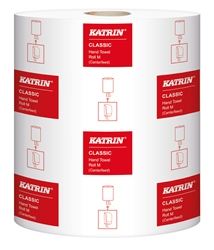 Katrin Handtuch-Rolle Classic M2 weiss, 2-lagig, mittig- und aussen-Entnahme