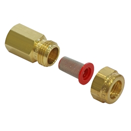 Düsenhalter Messing zu Flachstrahldüse 1/4" IG