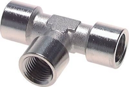 T-St&amp;#252;ck 3/4&amp;quot; IG - IG - IG BSP, Messing vernickelt
