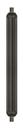 Strahlrohr ST-007 mit schwarzer umspritzter Isolierung 600 mm