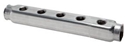Verteiler Anschlussblock mit 5 Abgängen 1/2" IG