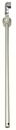 Abgaberohr-Edelstahl, 90° Anschluss 3/4" IG, 22 mm Ø, 85 cm lang