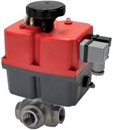 Kugelhahn 2" 3-Wege IG-IG, mit elektrischem Antrieb 24 V