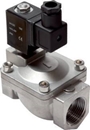 Magnetventil 2/2 Wege, Edelstahl 1/2" IG, 24 V DC
