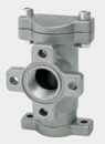 Filter mit Flansch bei Pumpeneingang 1"