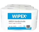 Wipex Putzpapier M = Midi 2-lagig, Zellstoff, hochweiss