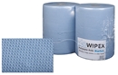 Wipex Putzpapier Blue Tech 2-lagig, blau, Recycling, Blattgrösse B: 38, L: 36 cm