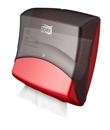 TORK TOP-PAK Wandhalter schwarz/rot