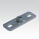 Grundplatte Gr. 1 zu Rohrschelle mit 1/2" Muffenanschluss