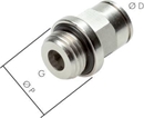 Steckanschluss IQS MSV gerade G 1/8" AG - 4 mm
