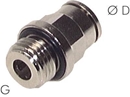 Steckanschluss IQS MSV gerade G 1/4" AG - 4 mm