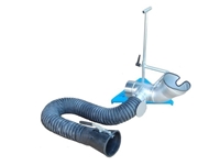 Abgastrichter mit Stativ f&amp;#252;r 2-stufige Auspuffanlagen, DN 125
