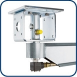 Deckenkreisel oder Wandschwenkarm Typ KR 2.0 Hochdruck inox, 360&amp;#176;  180&amp;#176; drehbar