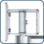 Deckenkreisel oder Wandschwenkarm Typ KR 2.0 Hochdruck inox, 360&amp;#176;  180&amp;#176; drehbar