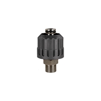 Handverschraubung ST-740 schwarz, Edelstahl, HV M24 IG - 3/8&amp;quot; Aussengewinde