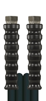 Hochdruckschlauch schwarz DN 08, 1SN, 6 m, beidseitig 1/4&amp;quot; IG, DKR