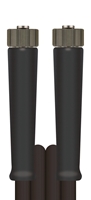 Hochdruckschlauch schwarz 10 m DN 10, 1SN, M22 IG