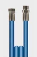 Kanalreinigungsschlauch Gummi Sp&amp;#252;lschlauch blau, DN10, 280 bar, 40 m, 3/8&amp;quot; IG - 3/8&amp;quot; AG