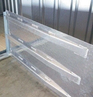 Laderampe aus Aluminium zu Sicherheitsraumcontainer