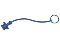Hydraulik Staubschutzstecker blau, zu 3/8&amp;quot; Schnellverschluss-Kupplung, BG 2
