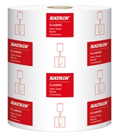 Katrin Handtuch-Rolle Classic M2 weiss, 2-lagig, mittig- und aussen-Entnahme