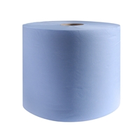 Wipex Putzpapier Basic Line 2-lagig, blau, Recycling, Blattgr&amp;#246;sse B: 38, L: 36 cm