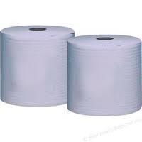 Wipex Putzpapier Basic Line 2-lagig, blau, Recycling, Blattgr&amp;#246;sse B: 38, L: 36 cm