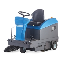 Kehrsaugmaschine Star 1-100 B, Arbeitsbreite 110 cm mit 2 Seitenbesen, Aufsitzger&amp;#228;t