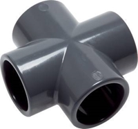 PVC-U Kreuz-St&amp;#252;ck 20 mm innen-&amp;#216;, PN-16