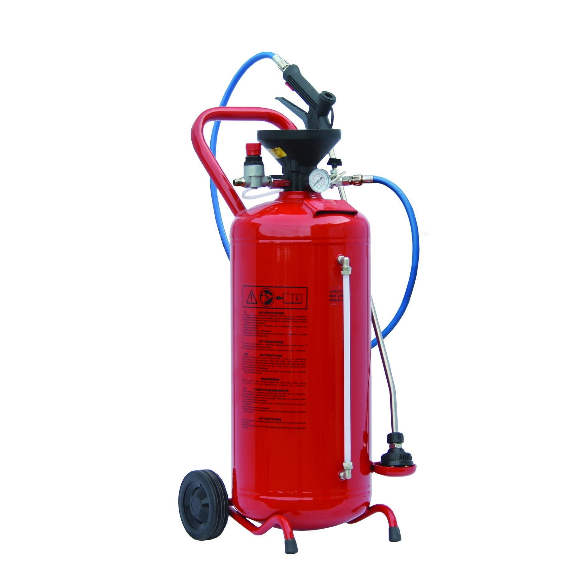 Schaumgerät mit Druckbehälter, 50 lt, Stahl lackiert