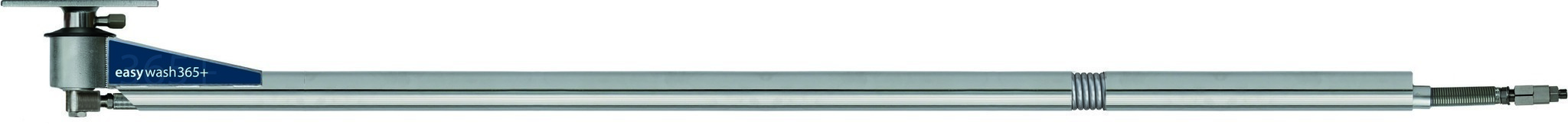 Deckenkreisel Hochdruck inox 360°, mit Federung, Zugentlastungsfeder und integriertem Knickschutz