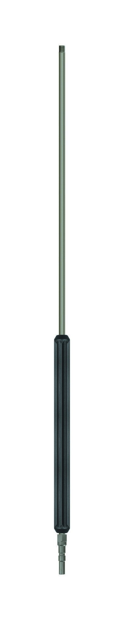 Strahlrohr Stecknippel KW mit schwarzer umspritzter Isolierung, 1000 mm
