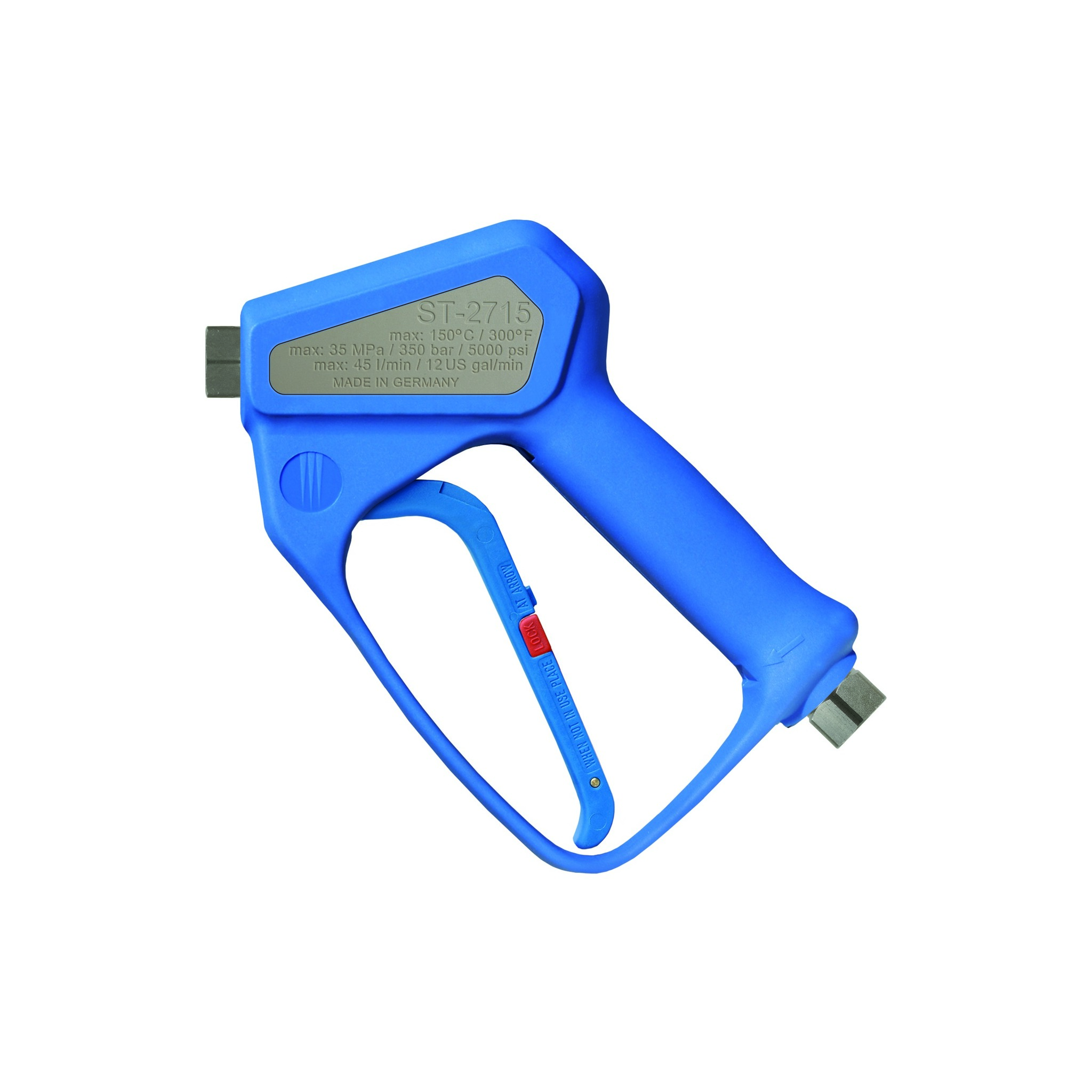 Hochdruckspritzpistole blau ST 2715, ES-Keramikkugel, chemiebeständig