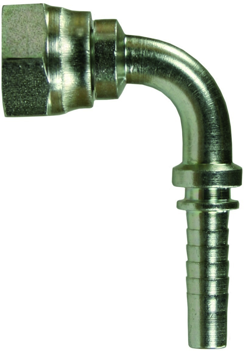 Pressnippel 90° DN06, 3/8" Typ DKR