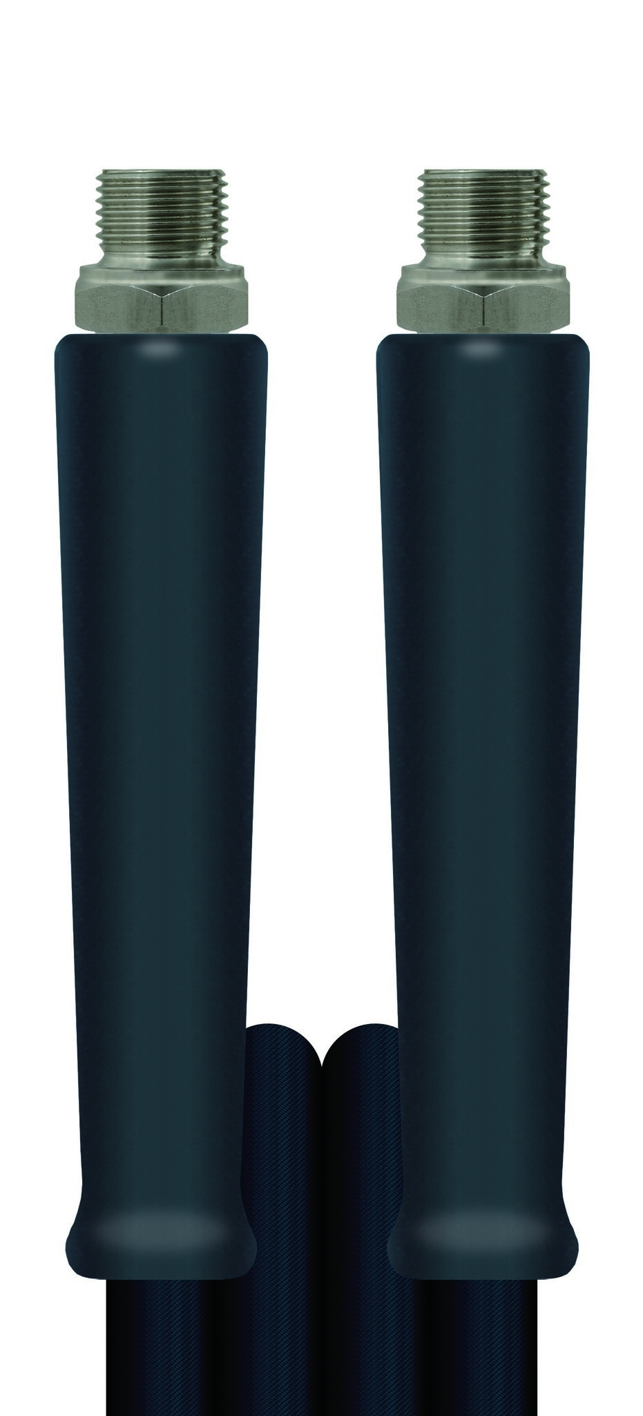Hochdruckschlauch schwarz 10 m DN 10, 2SC, 3/8" AG
