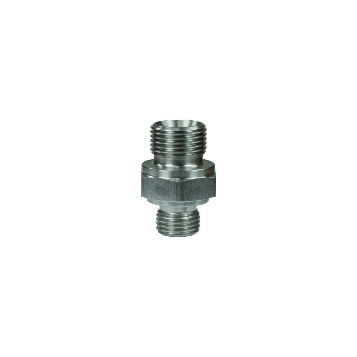Doppelnippel reduziert 1/4"AG-1/2"AG BSP 60°