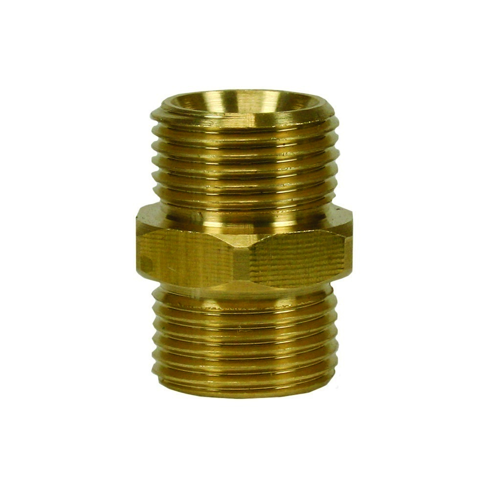 Doppelnippel 1/2" BSP AG 60°