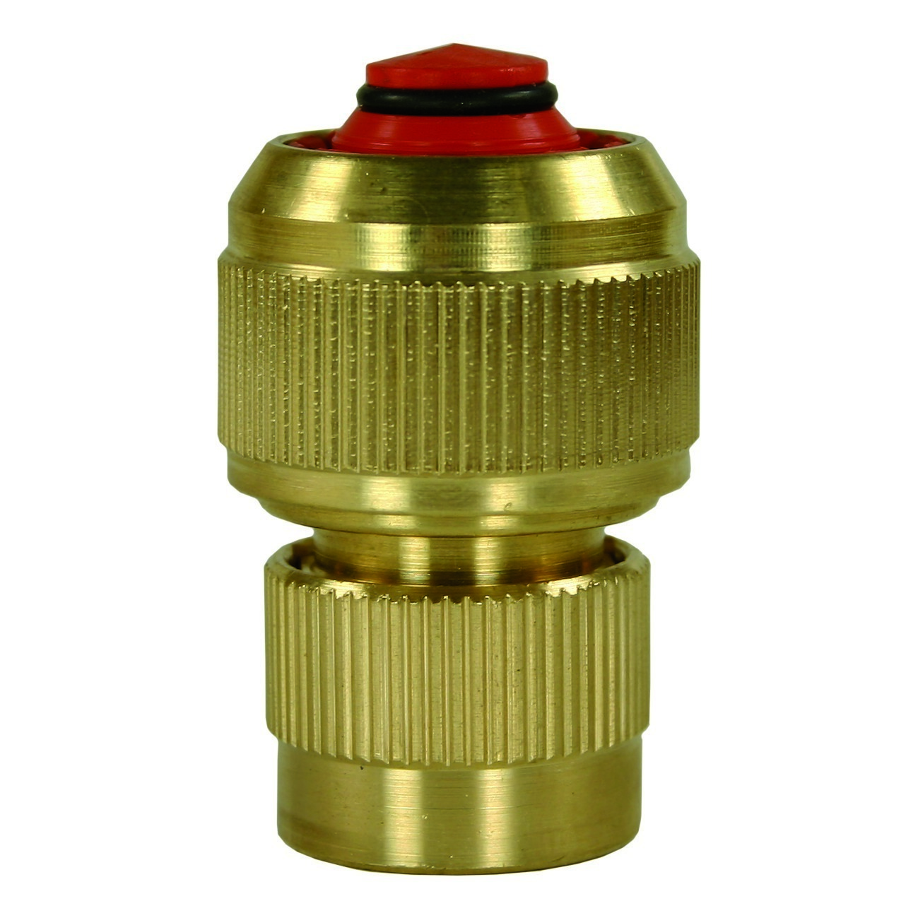 Wasserschnellkupplung 1/2" IG Messing mit Spannschraube für Schlauch 12-15 mm